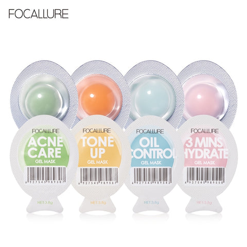 FOCALLURE Twin Core Face 7 Day Mask Skin Care Facial Cleansing Acne Treatment Hydrating Oil Control Moisturizing Mask Set
