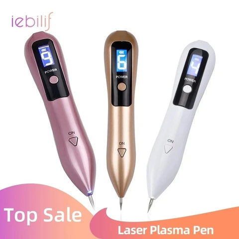Christmas gift Laser Plasma Pen Freckle Remover Machine LCD Mole Removal Dark Spot Remover Skin Wart Tag Tattoo Remaval Tool Beauty Salon