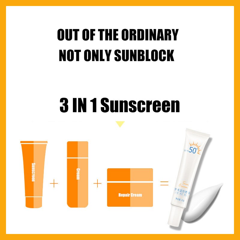 Facial Body Sunscreen Whitening Sun Cream Sunblock Skin Protective Cream Anti-Aging Oil-control Moisturizing