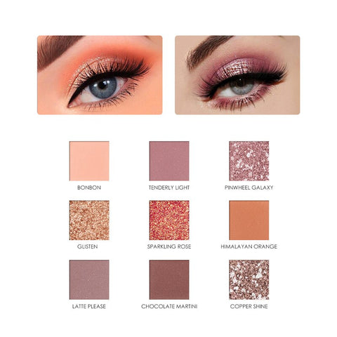 6 Colors Eyeshadow Makeup Set Waterproof Smudge Proof Eye Shadow Powder Palette For Women