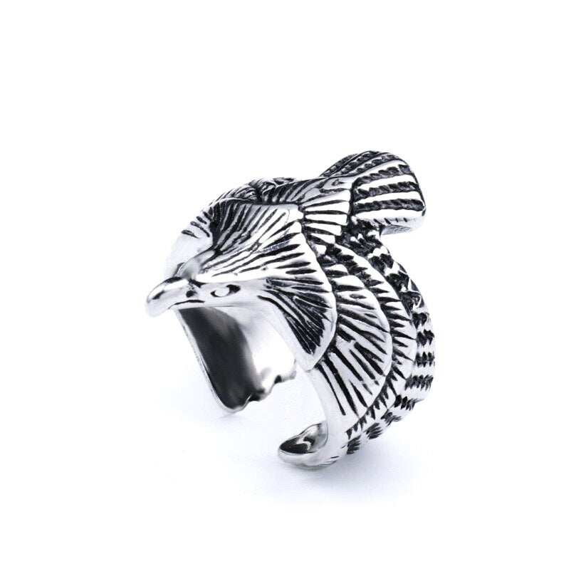 New Arrival Men's Rings Opening Retro Cutout Dragon Rings Fashion Titanium Steel Rings Luxury Jewelry for Men Wholesale