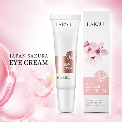 Eye Cream Sakura Serum Anti-Wrinkle Anti-Age Remove Dark Circles Eye Care Against Puffiness And Bags Hydrate Eye Care TSLM1