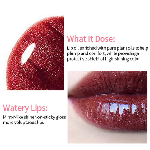 5 Colors Shiny Glitter Liquid Lipstick Waterproof Glitter Lip Glaze Shimmer Lipgloss Set Moisturizing Long Lasting Lip Gloss