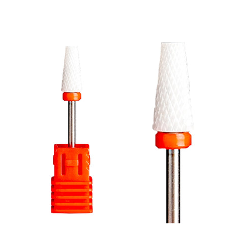 Ceramic Nail Drill Bit For Electric Manicure Drill Rotate Burr Milling Nail Cutter Bits Tungsten Carbide Manicure Milling Cutter