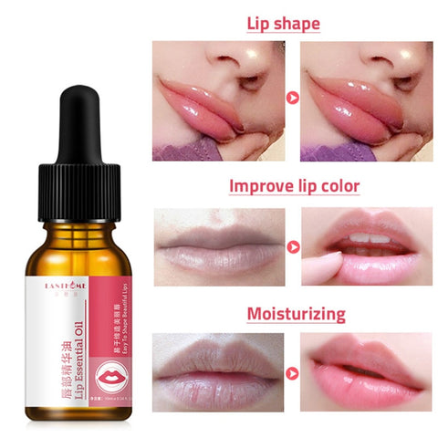 Beyprern Instant Lip Augmentation Serum Increase Gloss Elasticity Plumpe Lip Mask Reduce Fine Lines Moisturizing Essential Oil Make Up