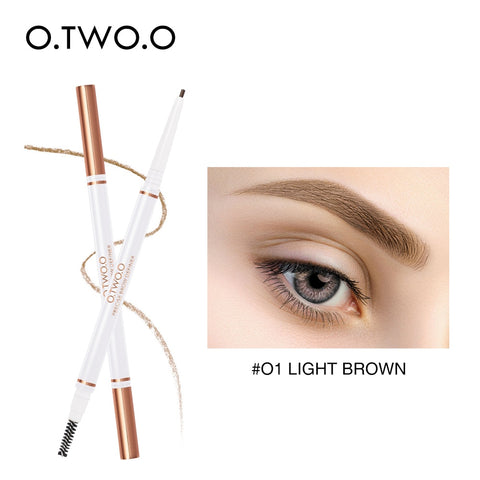 O.TWO.O Eye Brow Pencil Microblading Make Up Ultra Fine 1.5mm Beauty Cosmetic Long-lasting Waterproof Eyebrow Enhancers 4 Color