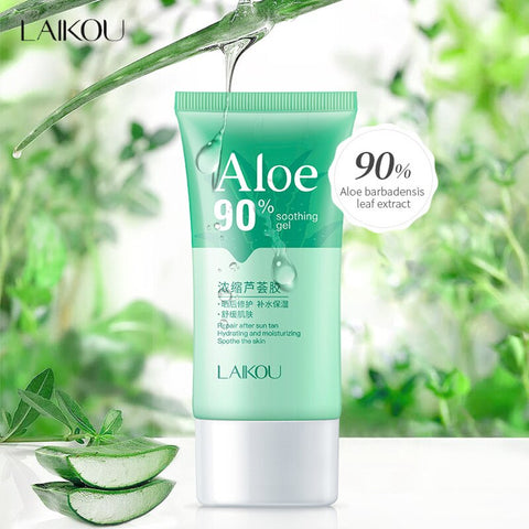 50g LAIKOU Aloe Vera Gel Skin Care Face Cream Hyaluronic Acid Anti Winkle Whitening Moisturizing Acne Treatment Cream