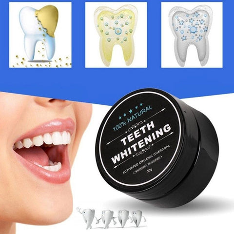 Christmas Gift Thanksgiving Daily Use Teeth Whitening Scaling Powder Oral Hygiene Cleaning Packing Premium Activated Bamboo Charcoal Powder  white teeth