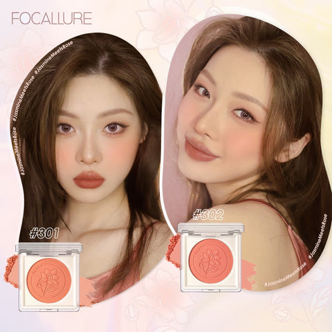 FOCALLURE 11 Shades Blush Long Lasting Face Blusher Soft Powder Smooth Texture Natural High Pigment Professional Women Makeup