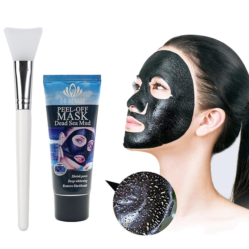 Dead Sea Mud Blackhead Remove Facial Masks Deep Cleansing Purifying Peel Off Black Bamboo Charcoal Face Masks