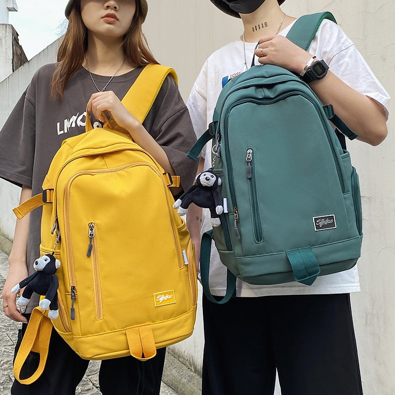 Unisex Large Capacity Teenagers Students Backpack Junior And high School Sashion Boys Girls Schoolbag Waterproof Travelling Bag