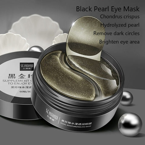 60pcs Hyaluronic Acid Repair Eye Patches Remove Dark Circles Moisturizing Eye Mask Crystal Collagen Gel Mask Eye Skin Care