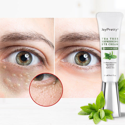 Joypretty Tea Tree Acne Refreshing Eye Cream Anti Dark Circle Moisturizing Anti Puffiness Cream Eye Care 20ml