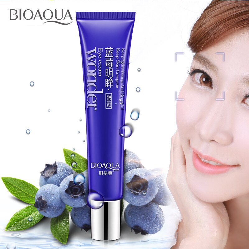 20g BIOAQUA Wonder Blueberry Eye Cream Aging Wrinkles Nourishing Moisturizing Anti-Aging Anti-Puffiness Dark Circle Skin Care