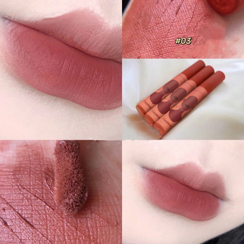 Beyprern 6 Colors Velvet Matte Lipstick Long Lasting Milk Tea Color Artistic Woman Lipstick Red Liquid Lip Gloss Korean Cosmetics Makeup