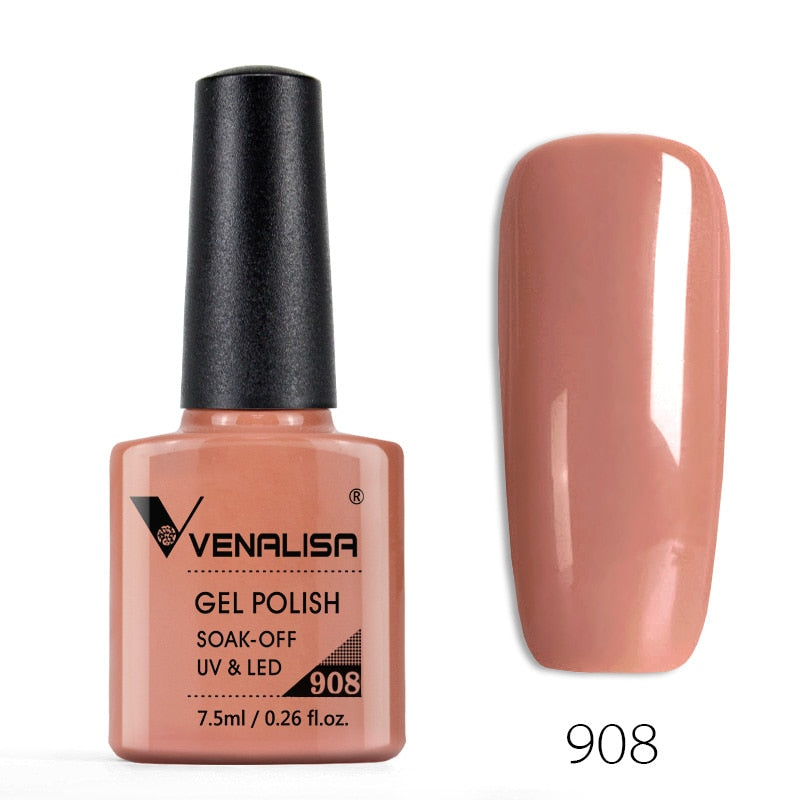 2021 new brand Venalisa hot sell  soak off uv gel 60colors 7.5ml supper shinning Christmas mirror effect nail gel polish lacquer