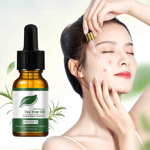 Tea Tree Essense Oil Relieve The Redness Sensitive Skin Anti Acne Pimple Scar Acne Treatment Care