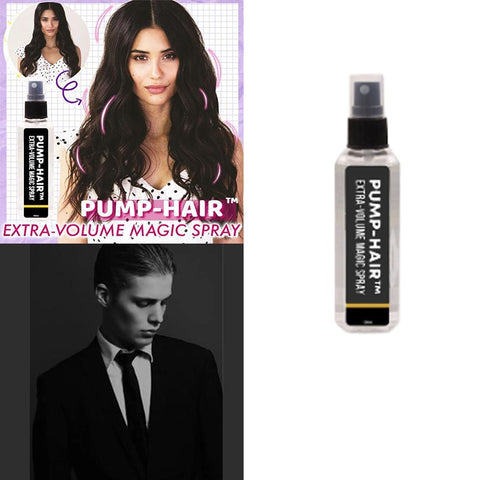 PUMP-HAIR Extra-Volume Magic Spray Hairspray Hair Styling Spray Strong Hair Styling Gel Contains Dense Hair Fibers Spray