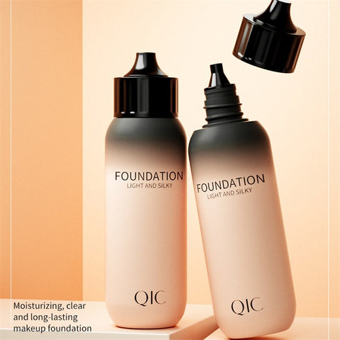 Base Face Liquid Foundation Cream Full Concealer Concealer Oil Control Easy Makeup Soft Facial Makeup Foundation 30g