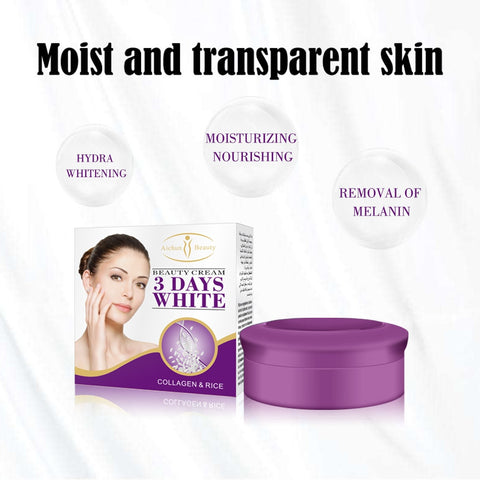 Beyprern White Gold Anti Marks Whitening Pearl Face Cream Deep Hydration and Anti-drying Remove Freckles Winter Face Skin