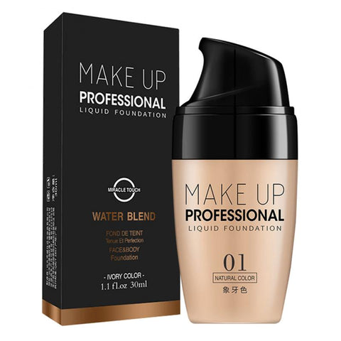 30ml Waterproof Base Makeup Liquid Foundation Cream Make Up Oil Control Lasting Concealer Moisturizer BB Cream Whitening TSLM1