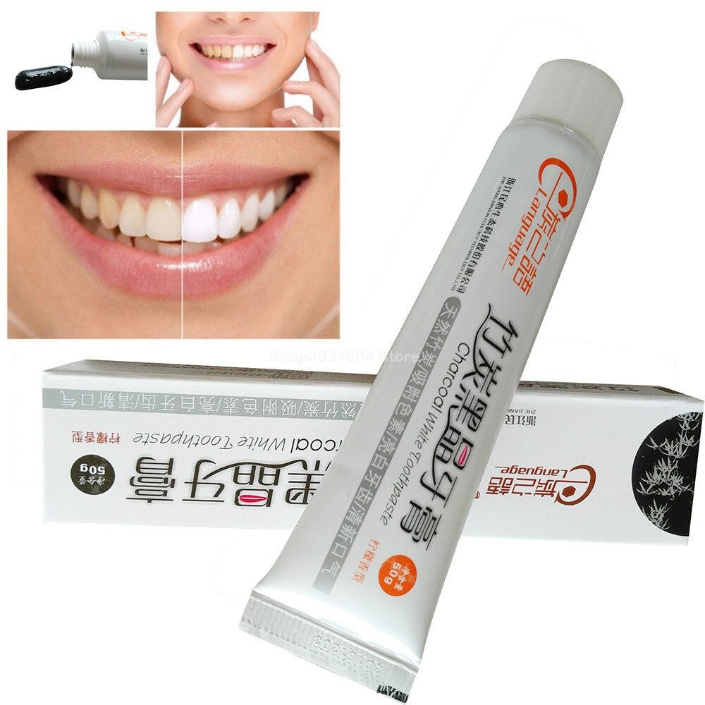 Bamboo Charcoal Toothpaste Whitening Black Toothpaste Charcoal Toothpaste Oral Hygiene Toothpaste Natural Black Mint