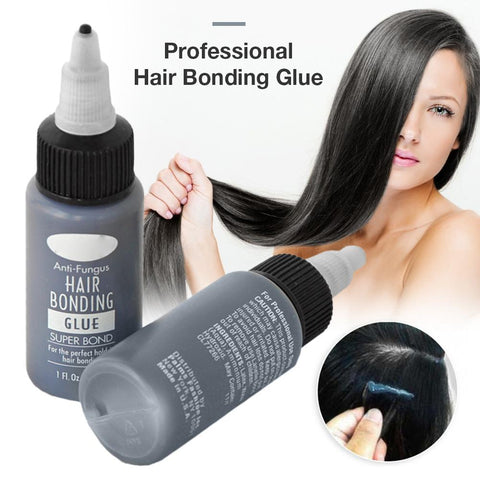 Beyprern 1 Bottle Hair Tools Hair Bonding Glue Super Bonding Liquid Glue For Weaving Weft Wig Hair Extensions Professional Salon Liberal