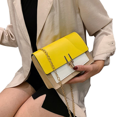 Small Crossbody Bags For Women 2022 Mini PU Leather Korean Shoulder Bag Messenger Bag For Girl Chain Phone Purse Handbag