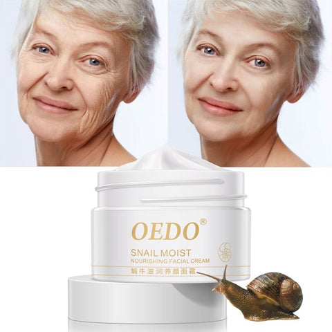 Anti Wrinkles Snail Face Cream Health Hyaluronic Acid Foundation Cream For Face Whitening Skin Care Moisturizer Facial Serum