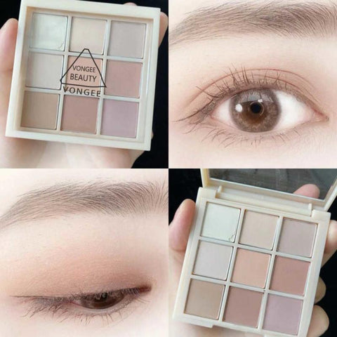 Beyprern Milk Tea Eyeshadow Palette Makeup Set 9 Colors Make Up Maquiagem Pearly Matte Maquillage Easy To Wear Lasting