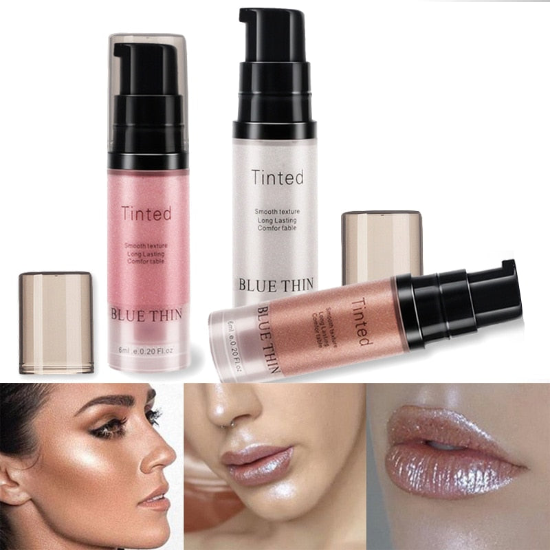 Women Make Up Highlighter Powder Glitter Palette Makeup Glow Face Contour Shimmer Illuminator Highlight Cosmetics Wholesale