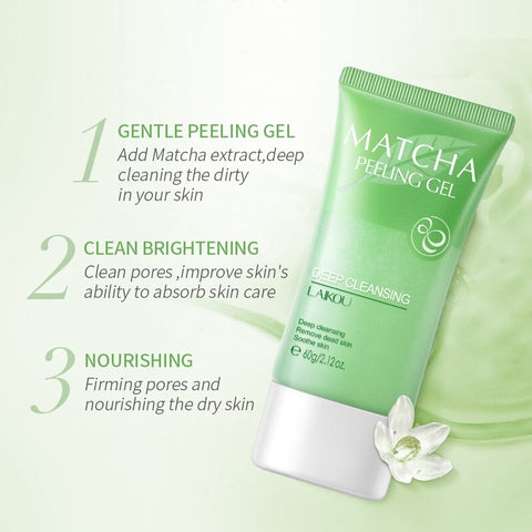 Matcha Face Mask Volcanic Clay Oil Control Deep Cleaning Blackhead Remover Purifying Shrinks Pores Nourishing Acne Treatment