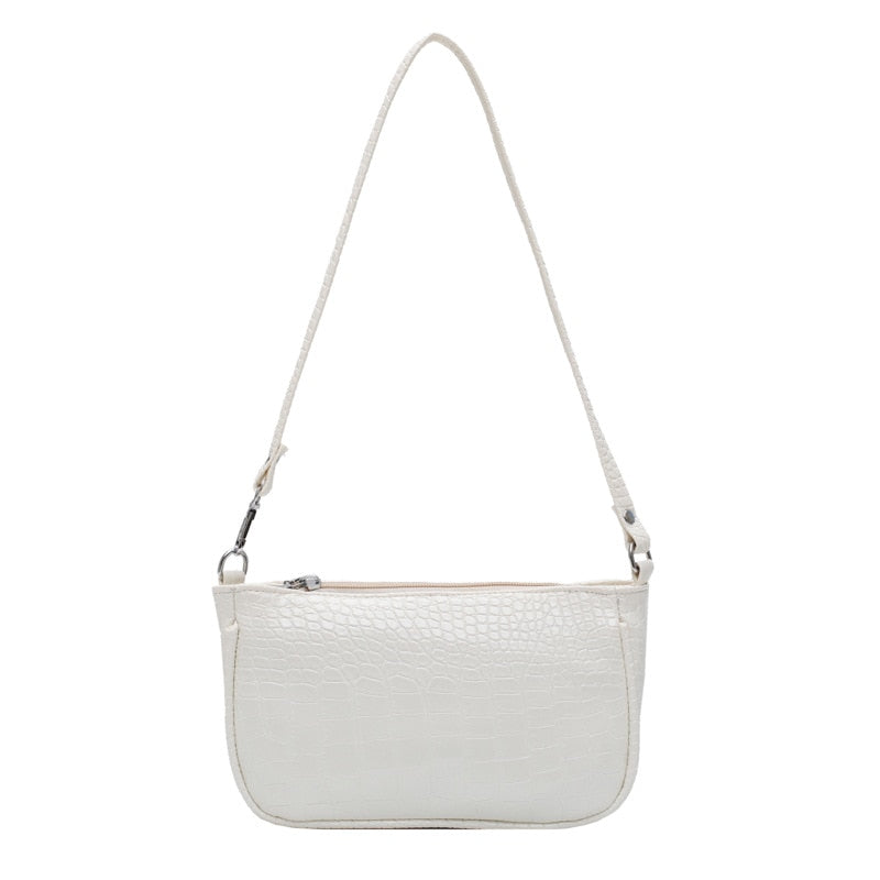 Female Single-Shoulder Bag Women Messenger Small Handbags Solid Zipper Soft PU Shoulder Bag Crossbody Bags