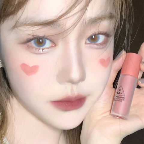 Beyprern Blush Lights Velvet Matte Blusher Facial Pigment Lasting Natural Cheek Blush Face Contour Brightens Makeup
