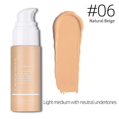 30ml Liquid Foundation Soft Matte Concealer 13 Colors Primer Base Professional Face Make up Foundation Contour Palette