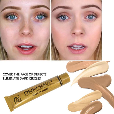 High Covering Concealer Makeup Face Focallure DNM Waterproof Dark Circles Acne Maquiagem Conceal Liquid Make Up Foundation Cream
