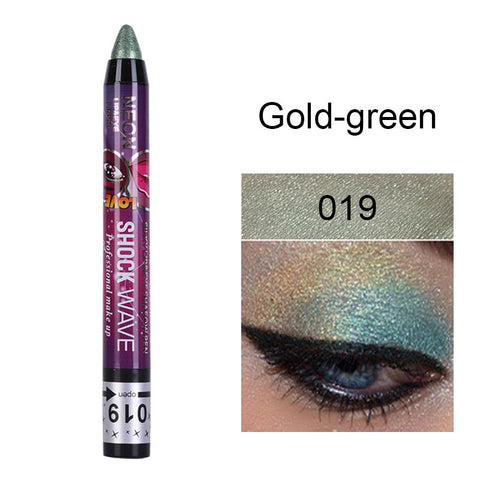 Beyprern 24-color Eye Shadow Stick 3-in-1 Eye Shadow Lipstick Lying Silkworm Pen Pearlescent Not Easy To Smudge Stage Cosmetics