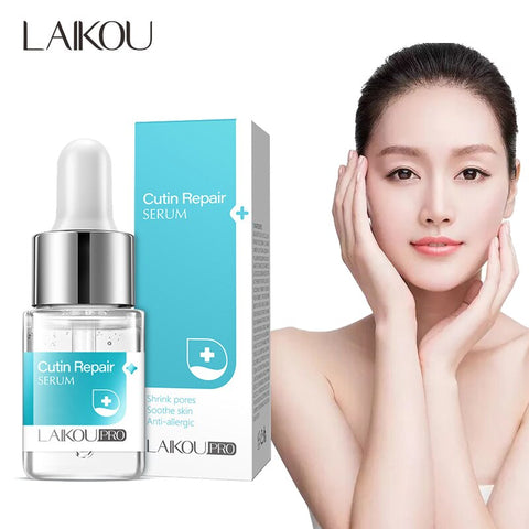 LAIKOU PRO Cutin Repair Facial Serum Soothe Skin Care Shrink Pores Face Essence Repairing Damaged Cutin Korean Cosmetics 12ml