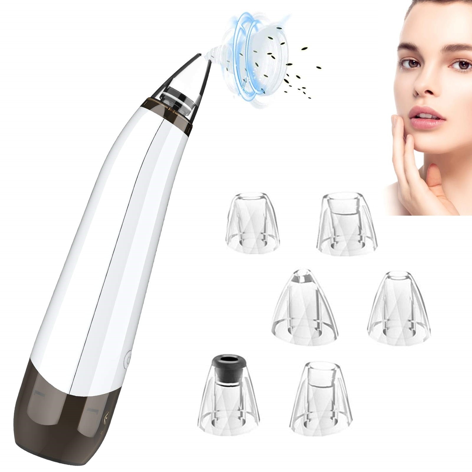 Blackhead Remover Pore Vacuum Suction Cleaner USB Rechargeable 3 Adjustable Suction Level Acne Comedo Extractor Beauty Skin Care