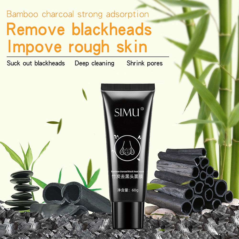 Blackhead Remover Nose Black Mask Face Care Mud Acne Treatment Peel Off Mask Pore Strip Skin Care Peel Mask Oil Control