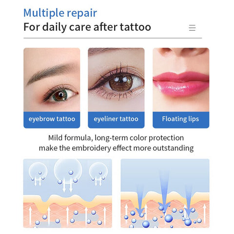 Tattoo Repair Gel Aftercare Cream Vitamin A&D Ointment Anti Scar Skin Treament Repairing Cream For Eyebrow  Lips Eyeliner