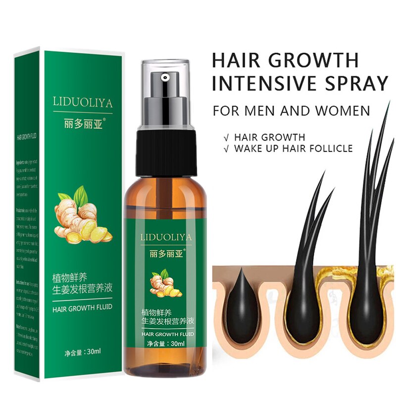 New Hair Growth Spray Fast Grow Hair Oil hair loss Treatment For Thinning Hair Products Hair Care for Men Women 30ml