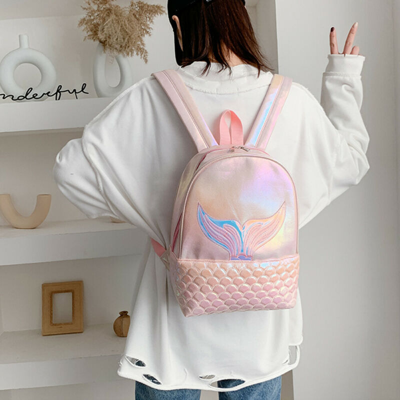 New Waterproof Women PU Backpack 2022 Bling Print Casual Backpack For Teenagers Women Large Capacity Ladies Schoolbag