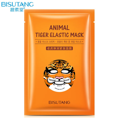 1pc Cute Tiger/Panda Facial Mask Whitening Moisturizing Oil Control Animal Face Masks Skin Care bioaqua