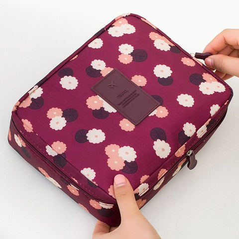 Free Shipping Women Cosmetic bag High Quality Make Up Bag Organizer Travel Cosmetic Case For Female Storage Toiletry Bag