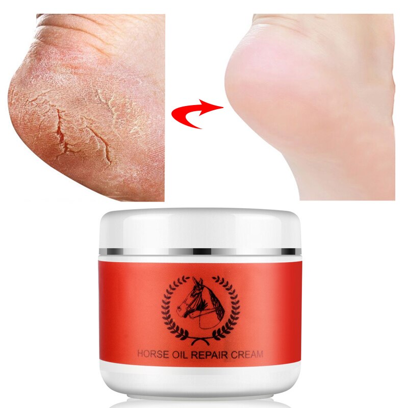 Horse Oil Foot Hand Cream Moisturizing Skin Care Relieve Dryness Anti Chapping Foot Mask Whitening Winter Beauty Health Products