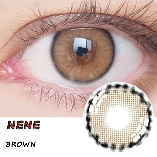Hotsale Gray Eye Contacts Lens Women Men Color Soft Lenses Anime Accessories линзы для глаз Nene