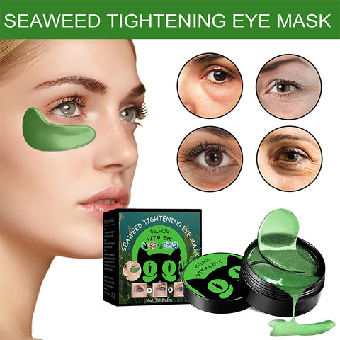 Seaweed Crystal Eye Mask Hydrating Remover Dark Circles Eye Patches Remove Wrinkle Moisturizing Firming Eye Skin Care 30 Pairs