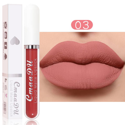 Beyprern New Arrivals Lipstick Matte Velvet Lip Gloss 36 Colors Long-Lasting Waterproof Women Sexy Maquillage Cosmetics Gift TSLM1
