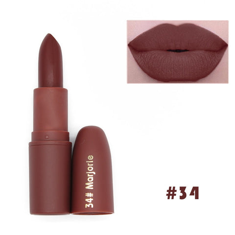 8 Colors Hot Sexy Bullet Lipstick Waterproof Long Lasting Non-stick Cup Matte Shimmer Velvet Lipstick Beauty Lip Gloss Cosmetic